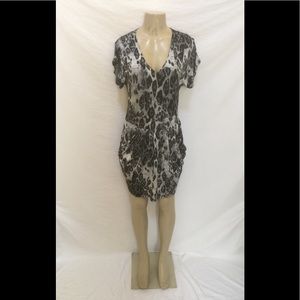 Reiss 1971 Size Medium Deana Animal Print Dress